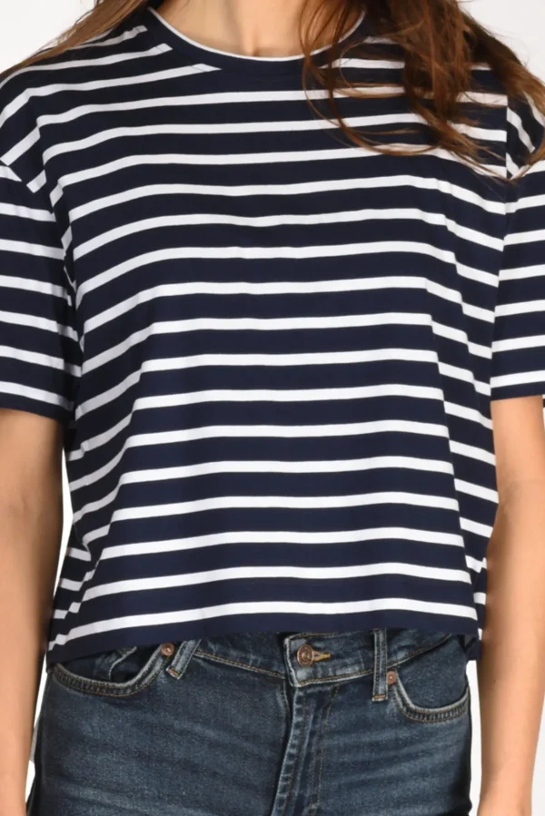 tshirt rigata blu/bianco