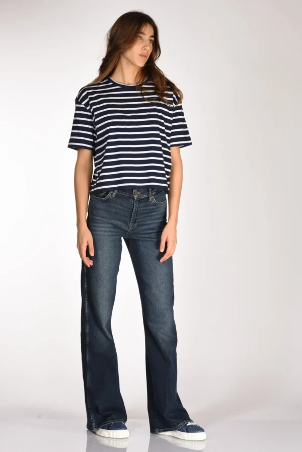 tshirt rigata blu/bianco