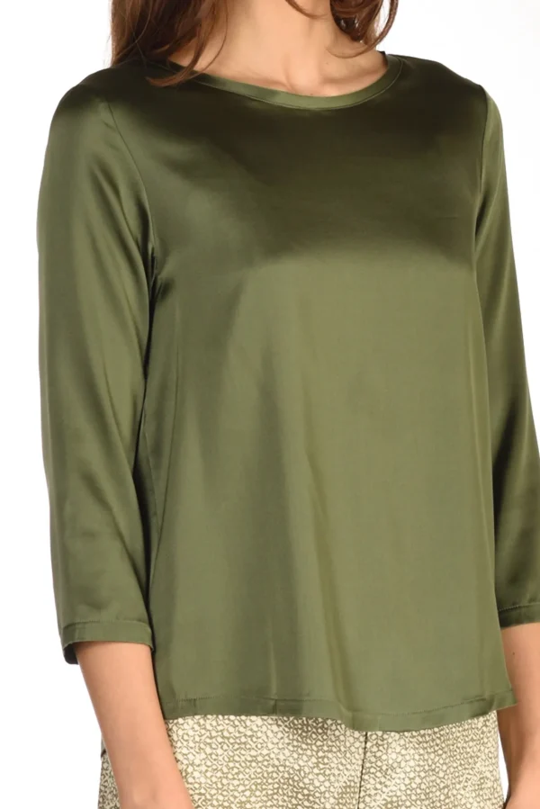 tshirt seta verde