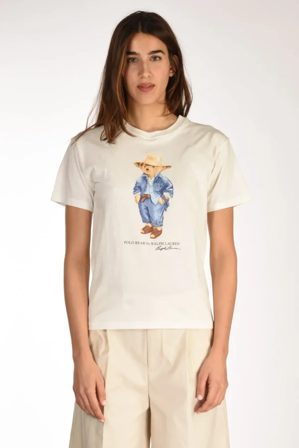 tshirt stampata bianco
